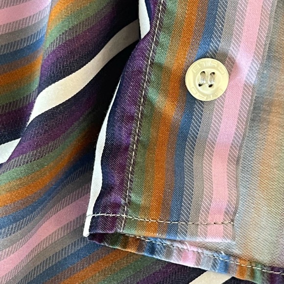 Etro stripes button front men’s shirt - Picture 8 of 8